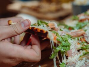 Pizza mică rotundă